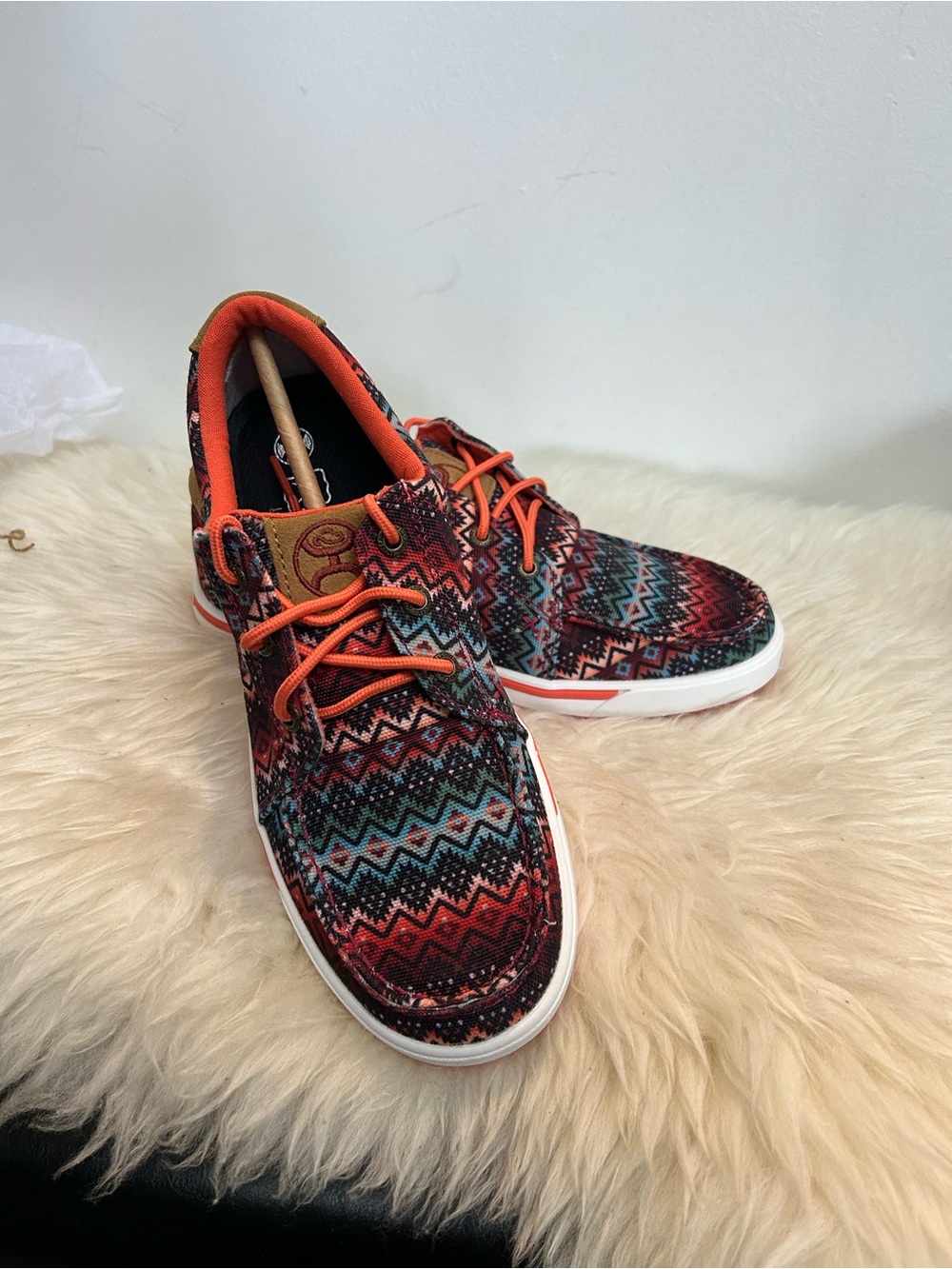 Twisted X Multicolor Aztec Pattern Sneakers